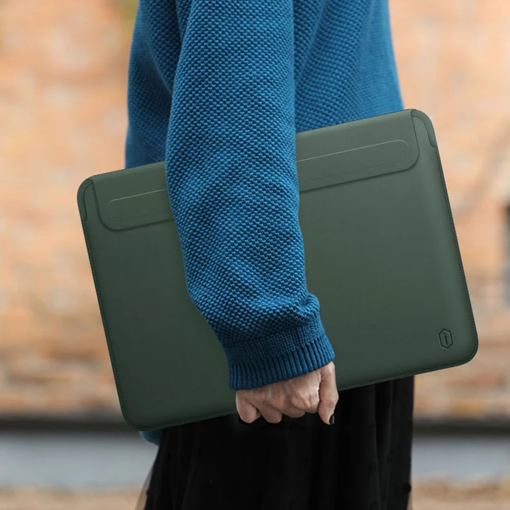 Wiwu-case Sleeve Laptop para Macbook Air 13 m2 Case Notebook de Couro A2681ultra-thin Macbook Pro 16 14 Bolsa do Portátil Impermeável - Imagem 2