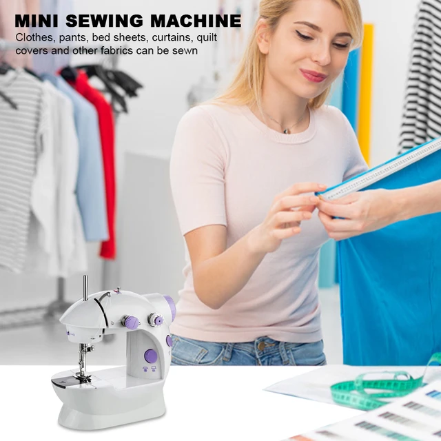 Household Mini Sewing Machines Handheld Sewing Machine With Light