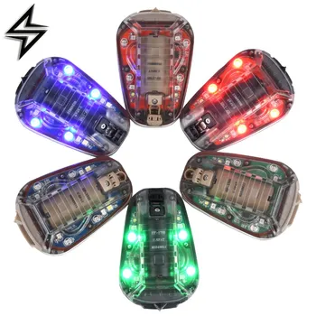 WADSN 무당 벌레 램프, 전술 고속 헬멧 조명, IR 스트로브 라이트, 야외 안전 생존 비콘 램프, 군용 LED 헬멧 손전등