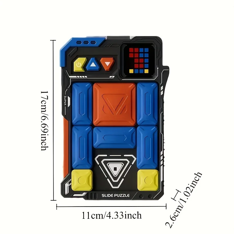 Puzzle Glissant Magnétique électronique - 500+ énigmes - Portable - Cadeau à Partir De 6 Ans