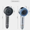 4 Mode Massage Shower Head Adjustable One Key Stop Bathroom Filter High-pressure Water-saving Shower Mixer Nozzles Accessories 6