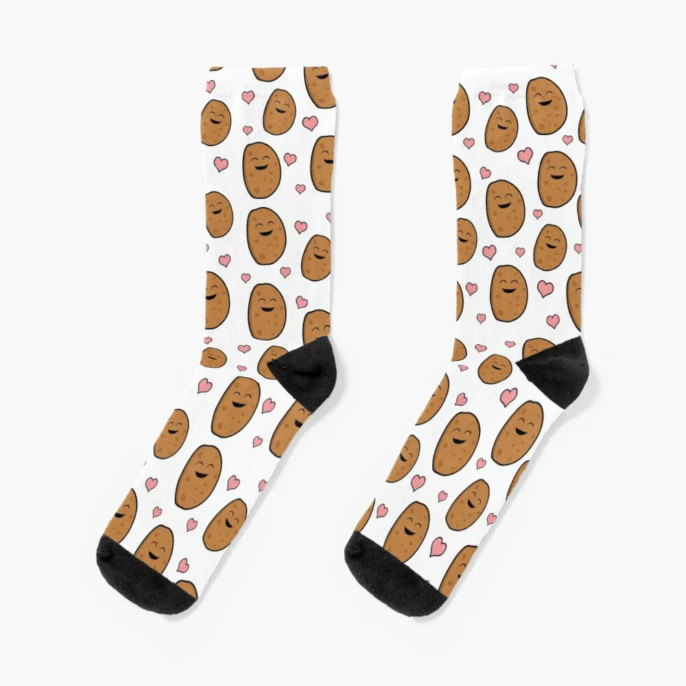 

Картофель и сердца-Забавный картофель подарок носки женские носки для мужчин Набор