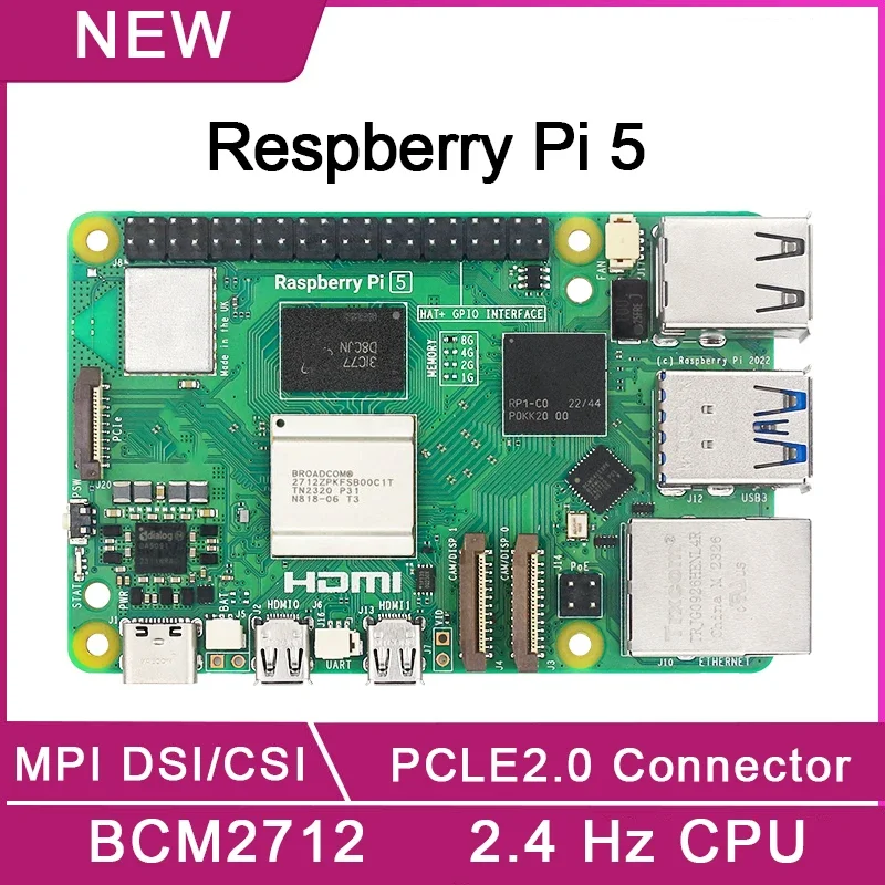 Raspberry-Pi-5-4GB-8GB-RAM-Development-Board-Raspberry-Pi-5-Computer ...