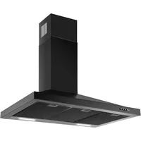 SNDOAS Black Range Hood 36 inches,Stainless Steel Wall Mount Range Hood Black,Kitchen Hood Vent with Ducted/Ductless Convertible 1