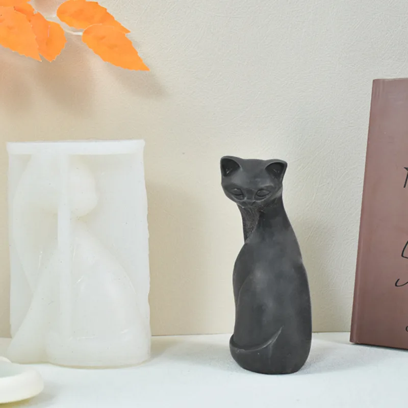 Stampo in silicone per candele profumate, a forma di bassotto
