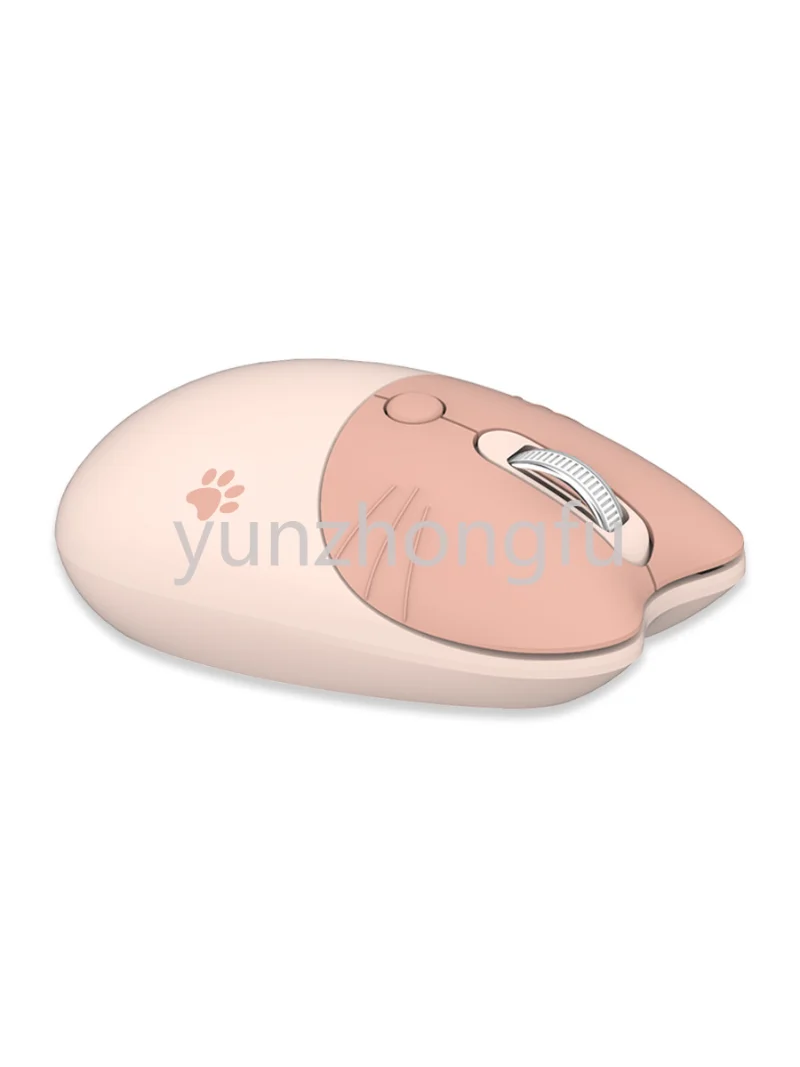 

Bluetooth wireless dual-mode mouse cute girl desktop, tablet laptop office