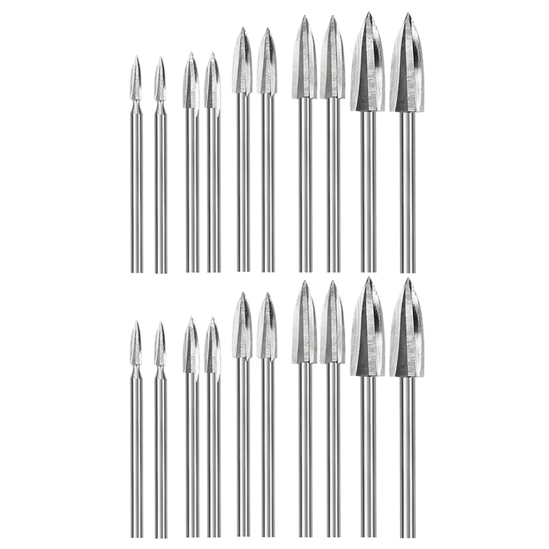 wood saw machine 20PCS Wood Carving Drill Bit Steel Carving Drill Bit Set Is Used For Woodworking Carbide Grinding Drill Bit Carving cnc wood router machine