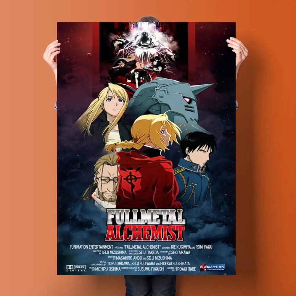 KJHGNHJKJ Anime Father Fullmetal Alchemist Brotherhood Canvas Art Poster  and Wall Art Picture Print Modern Family bedroom Decor Posters  08x12inch(20x30cm) : : Home & Kitchen