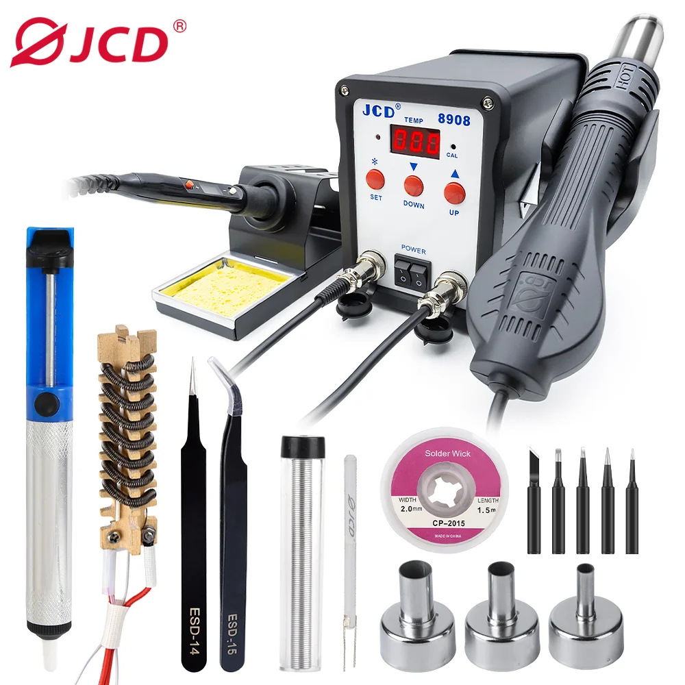 Soldering Iron Hot Air Soldering Station DIY Digital Rework Station Phone Repair