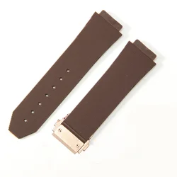 Versatile Watch Strap and Bracelet Tool Set for Hublot Big Bang and Classic Fusion Series (Brown - Rose buckl - A)