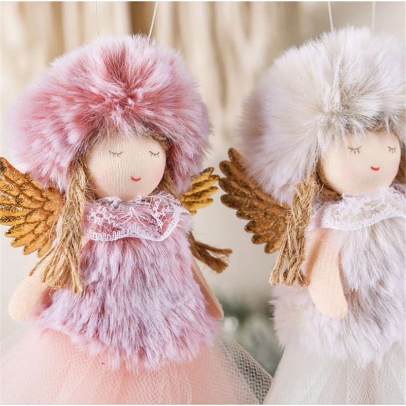 New Year 2023 Gifts Crown Veil Girl Dolls Angel Doll Navidad 2022