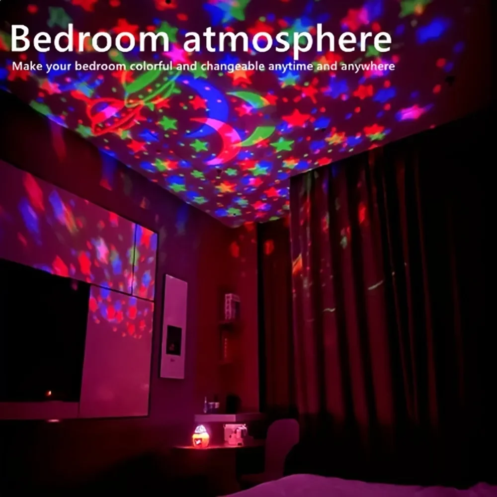 Galaxy Star Projector 5V USB Light Led Lamp Starry Sky NightLights Christmas Lights for Bedroom Party Game Room Decor Bedroom