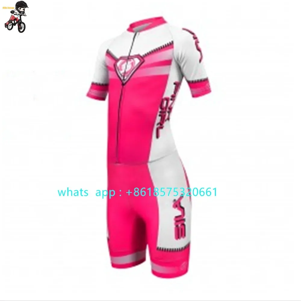 Powerslide New Child Short Sleeve Skating Suit Kids Practice Training Jumpsuit Inline Speed Skating Triathlon Suit Race Clothing 6