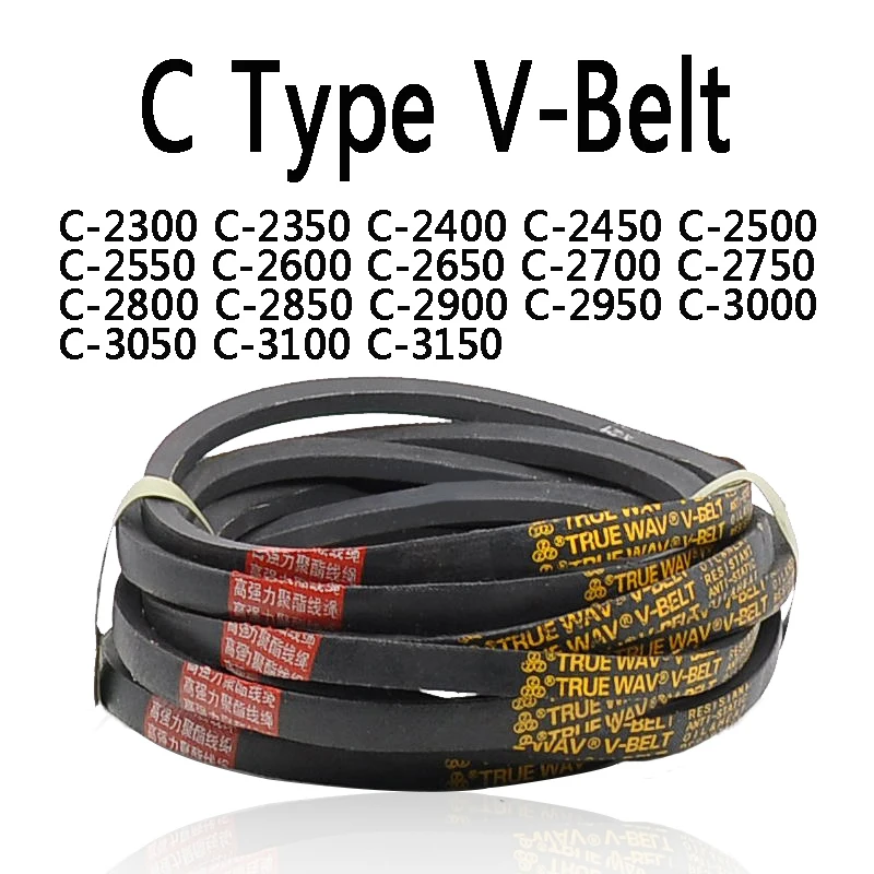 

C-2300 C-2500 V Belt Type C Triangle V-belt Rubber Belts C-2550 C-2600 C-2650 C-2700 C-2750 C-2800 C-3000 C-3050 C-3100 C-3150