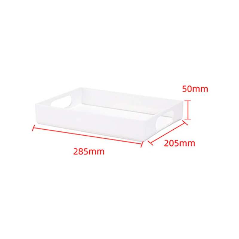 Sleek Clear Acrylic Organizer Tray with Handle