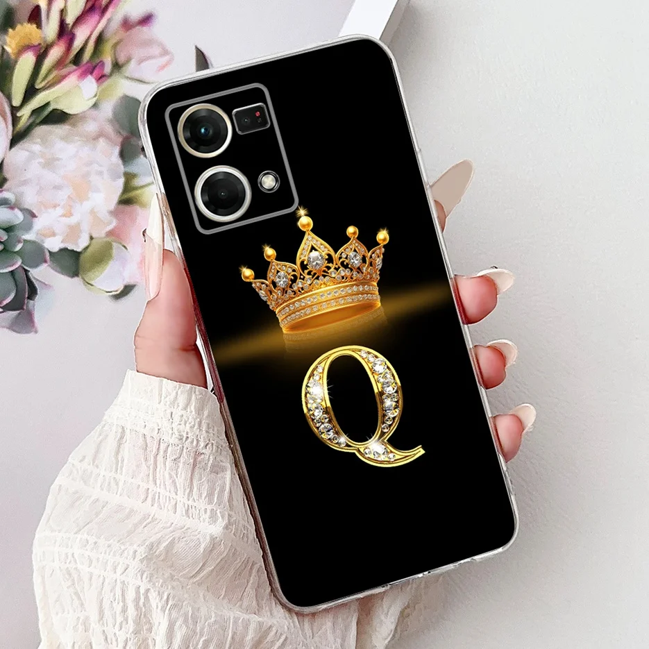 Crown Letters Soft Silicone Phone Case