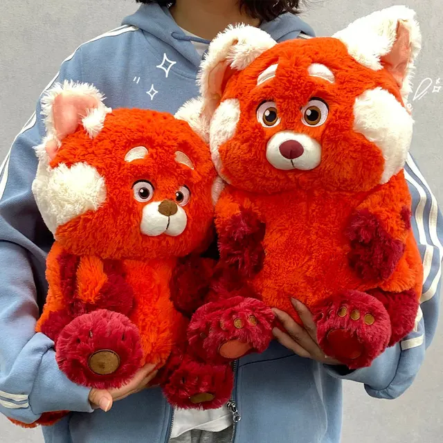 Plush Toy Turning Red Toys Kawaii Bear Plushies Red Panda Anime Peripheral Gift Plush Doll Cute Stuffed Toys Gifts For Childrens 3