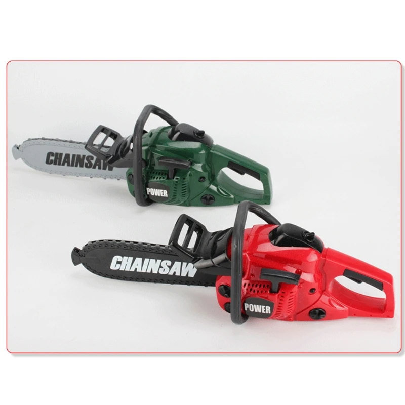 Children&rsquo;s Electric Chain Saw Toy Interactive Construction Tool with Realistic Sound Toddler Boys Party Xmas Gift