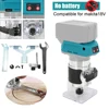 Woodworking Electric Trimmer Brushless Wood Router Wood Trimmer Machine Engraving Slotting Machine for Makita 18V Battery 4