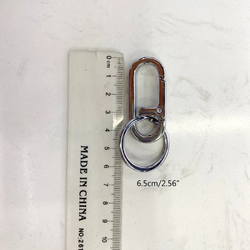 K LX0E에 대한 열쇠 고리 자동차 키 개 태그에 대한 스테인레스 스틸 키 체인 Carabiner 클립