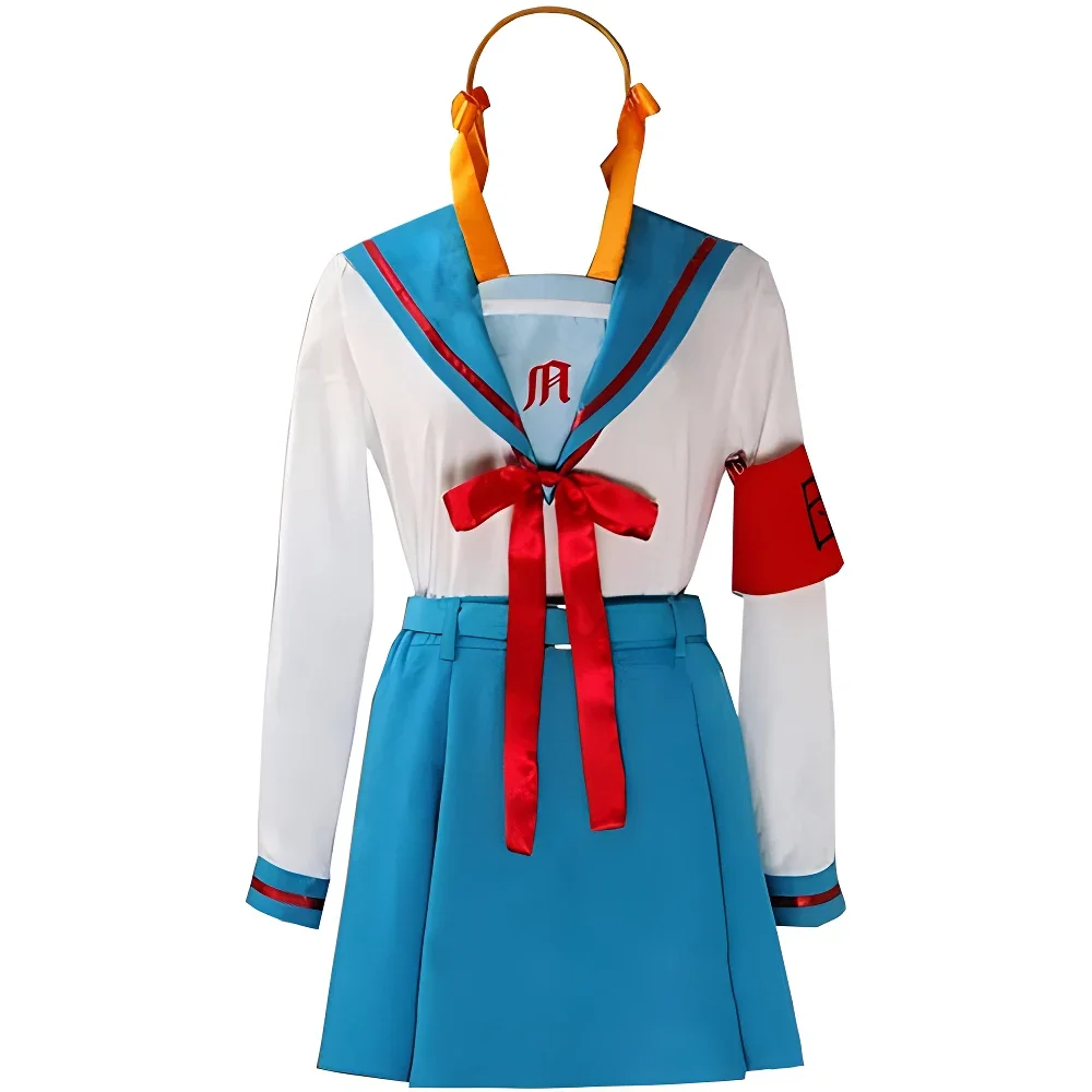 

The melancholy of Haruhi Suzumiya Girl School Uniform Halloween Cosplay Costume