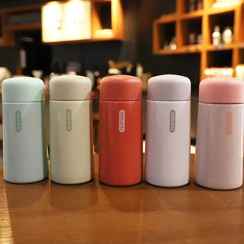 Convenient Mini Stainless Steel 150ml Thermos Cup Ultra-compact Portable Leak-proof Fashion Water Cup Drinkware Thermos Kettle