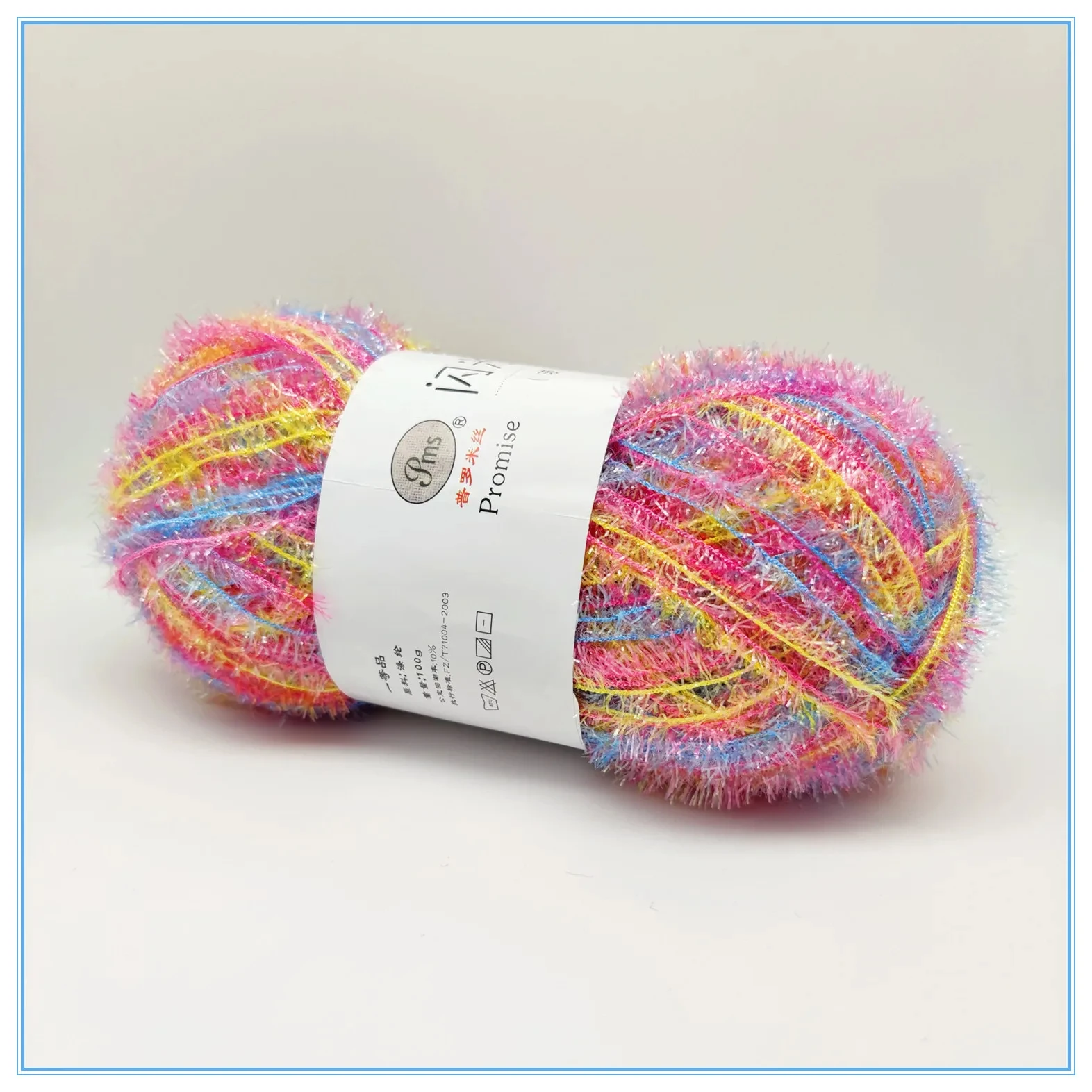 50g Shiny Dishcloths Yarn 100% Polyester Glass Silk Pastel Scrubby Yarn for Crocheting Weaving Handmade Craft 6