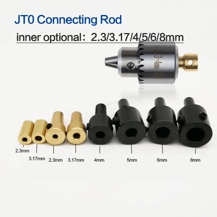 Micro 0.34mm Jt0 Drill Chucks Taper Mounted JTO Connecting rod 2.3mm/3