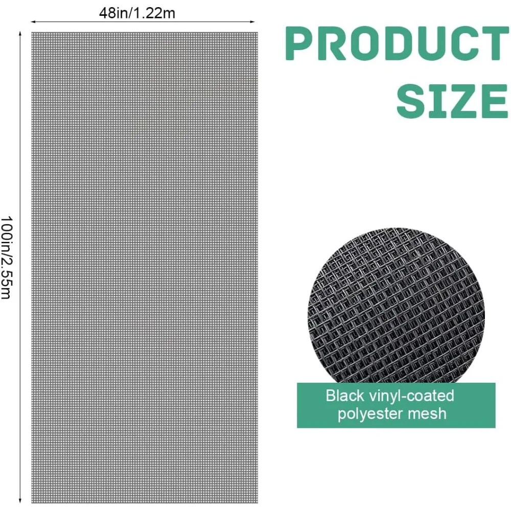 Nova malha de fibra de vidro varanda rede protetora malha doméstica macia malha fina pequeno buraco tela janela mosquito e mouse à prova