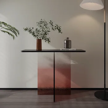 Tavolo Console Nordico, Elegante e Raffinato, Tavoli Console per Ingresso, Semplice Consolle per Corridoio, Arredamento per Soggiorno