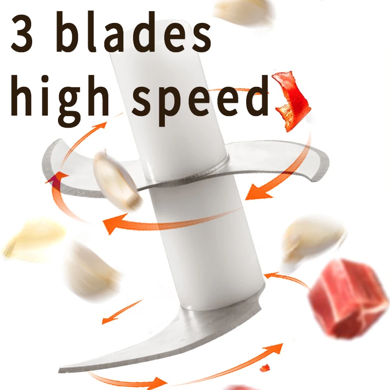Mini Electric Food Chopper Multi Function USB Charging Meat Grinder Garlic Masher Machine Vegetable Ice Crusher Kitchenware Gift 4