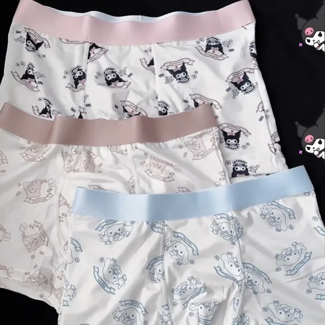 Sanrio Boxers Custom Photo Boxers Men's Underwear Heart Boxers White