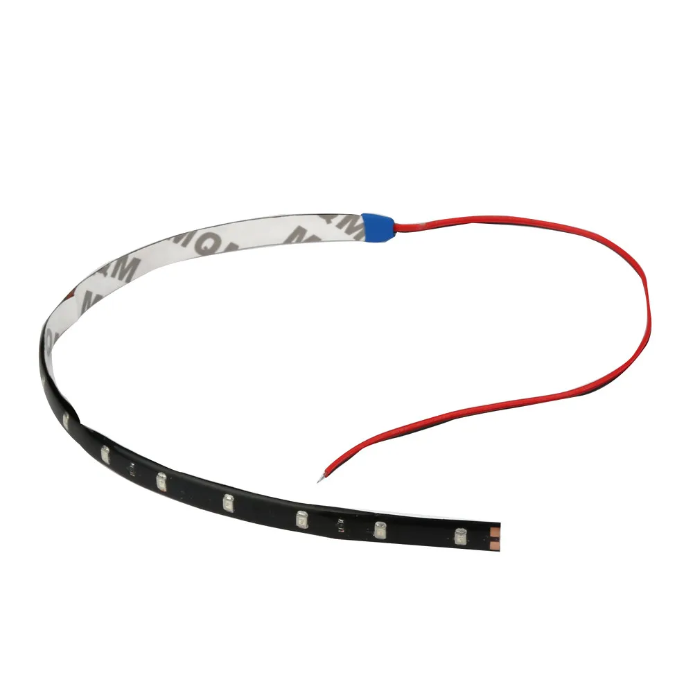 Motorcycle Led Lights Led Lamp Strip Motorcycle Accessories Car Led Lights 12V Car Motors Decor Lamp 4PCs Waterproof 15 LEDs 30cm LED BLUE Color