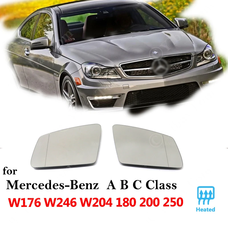 Vetro Retrovisore Riscaldabile Destro Per Mercedes Classe A, B, C, E, GLK - Ricambio 218100621