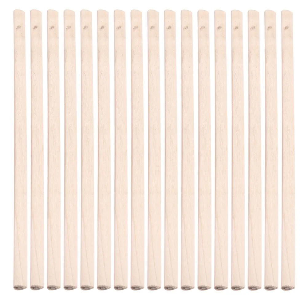 어린이를위한 50Pcs 나무 삼각형 연필  학생 예술가 초보자 스케치 그림 서예..