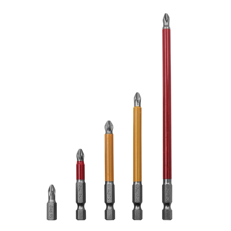 

S2 6.3mm Strong Magnetic for Cross Bit Non-slip Electric Hand Drill Screwdriver Bit Power Tools for Furniture Dropship