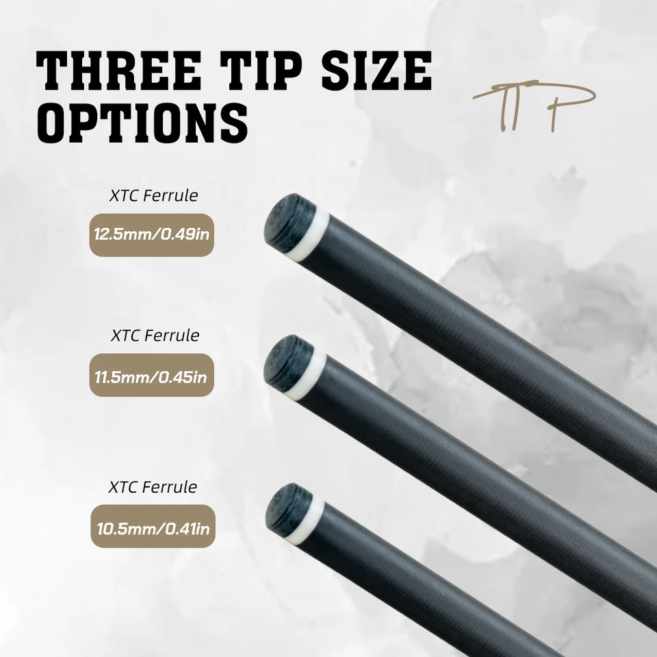 ビリヤードキュZOKUE Carbon Fiber Shaft Zokue Carbon Fiber Shaft with 10.5mm/11.5/12.5mm tip professional