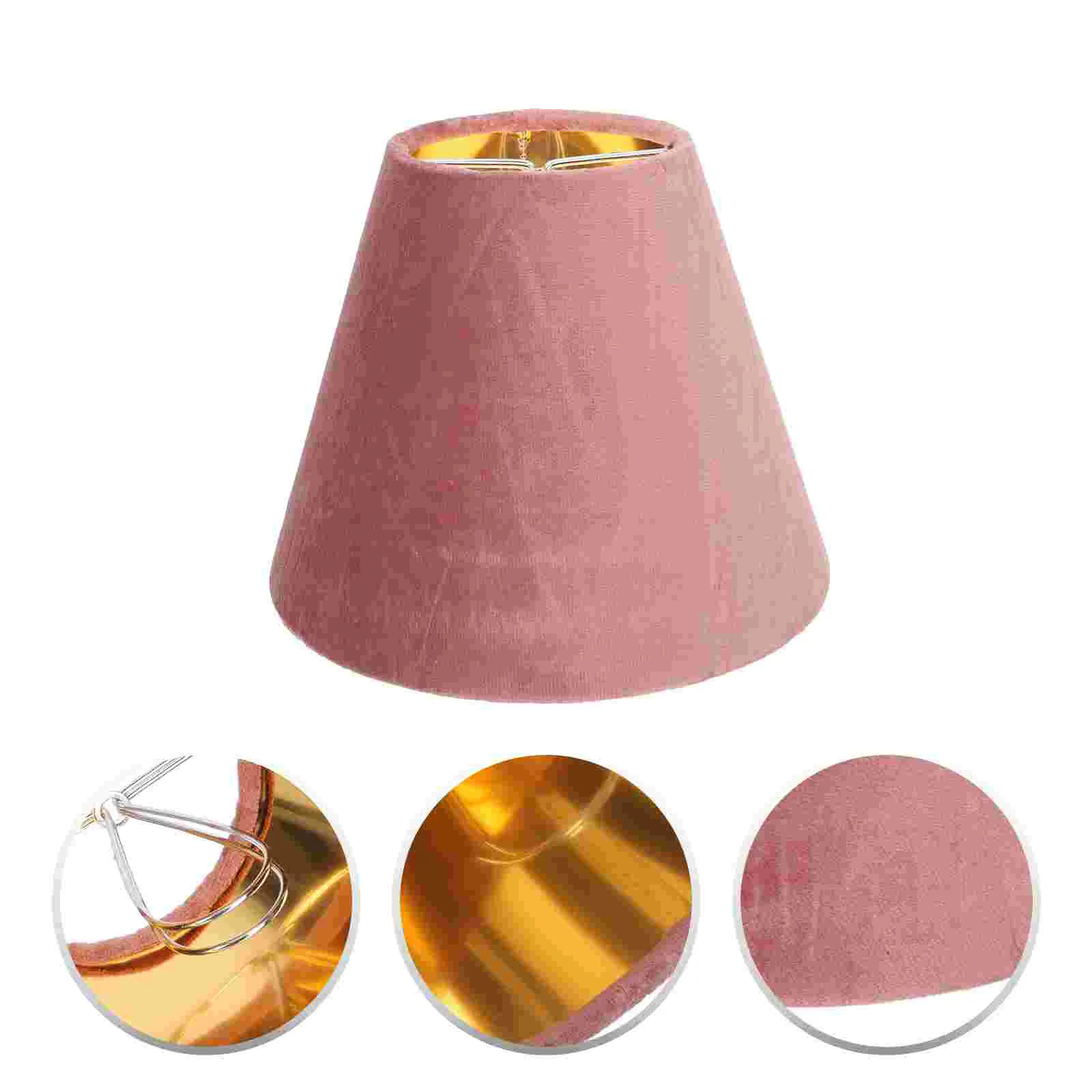 

Lamp Shade Tabletop Chic Accessory Ceiling Cloth Lampshade Iron Simple Desktop