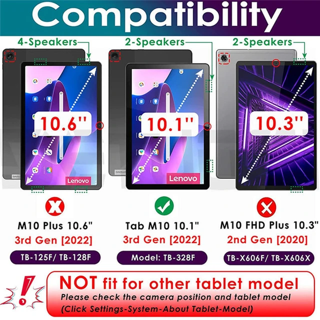 For Lenovo Tab M10 3rd Gen 10.1 Case Tb328fu Tb328xu Cover Funda Tablet  Protective Bracket Folding Stand Coque Shell - Tablets & E-books Case -  AliExpress