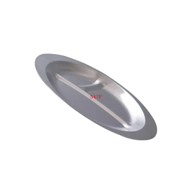 547F Portion Control Plates 3 Compartment Plates Stainless Steels Dining Plate