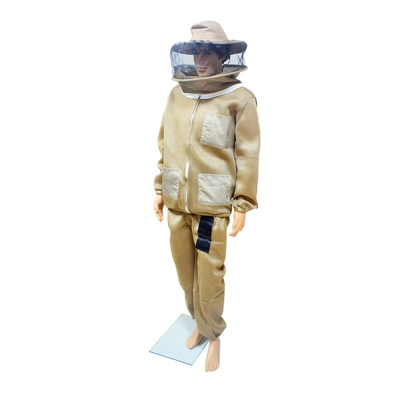 Separate Type Breathable 3D Air Cotton Fabric Beekeeping Suit with Round Veil Beekeeping Gear Bee Suit beekeeping suit beekeeping clothing