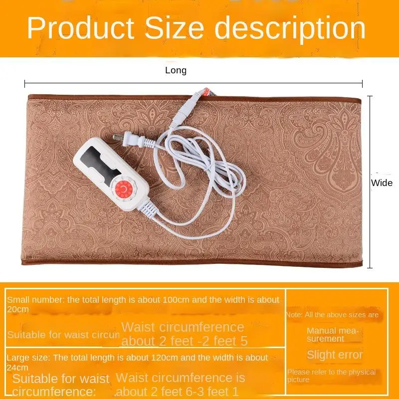 Electric Heating Moxa Belt Moxibustion Warm Stomach Care Home Hot Pack Men And Women Health Care Warm Moxibustion Waist