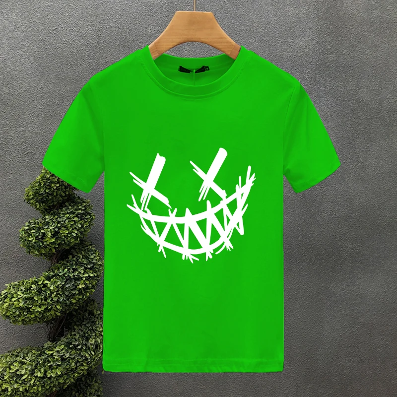 T-shirt uomo oversize in cotone con stampa creativa_voghion.com