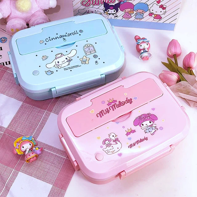 Hello Kitty Convenient Bento Box Cute Plastic Lunch - Temu
