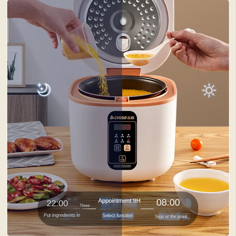 Low Sugar Rice Cooker Small Mini Rice Cooker Intelligent Reservation Heat  Preservation Steamed Rice Pot Rice Soup Separation - Rice Cookers -  AliExpress