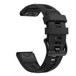 Waterproof & Sweatproof Quick Fit Watch Strap - 20/22/26mm - Garmin fenix8 43MM (Black)