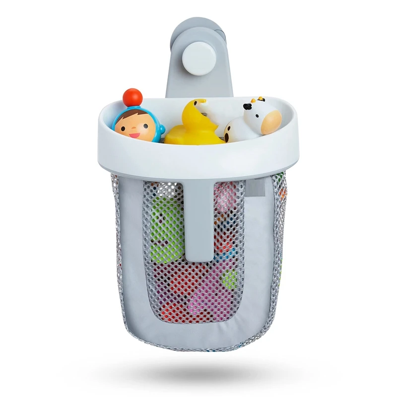Hanging Bath Toy Storage Quick Drying Mesh Easy Install Easy To Use