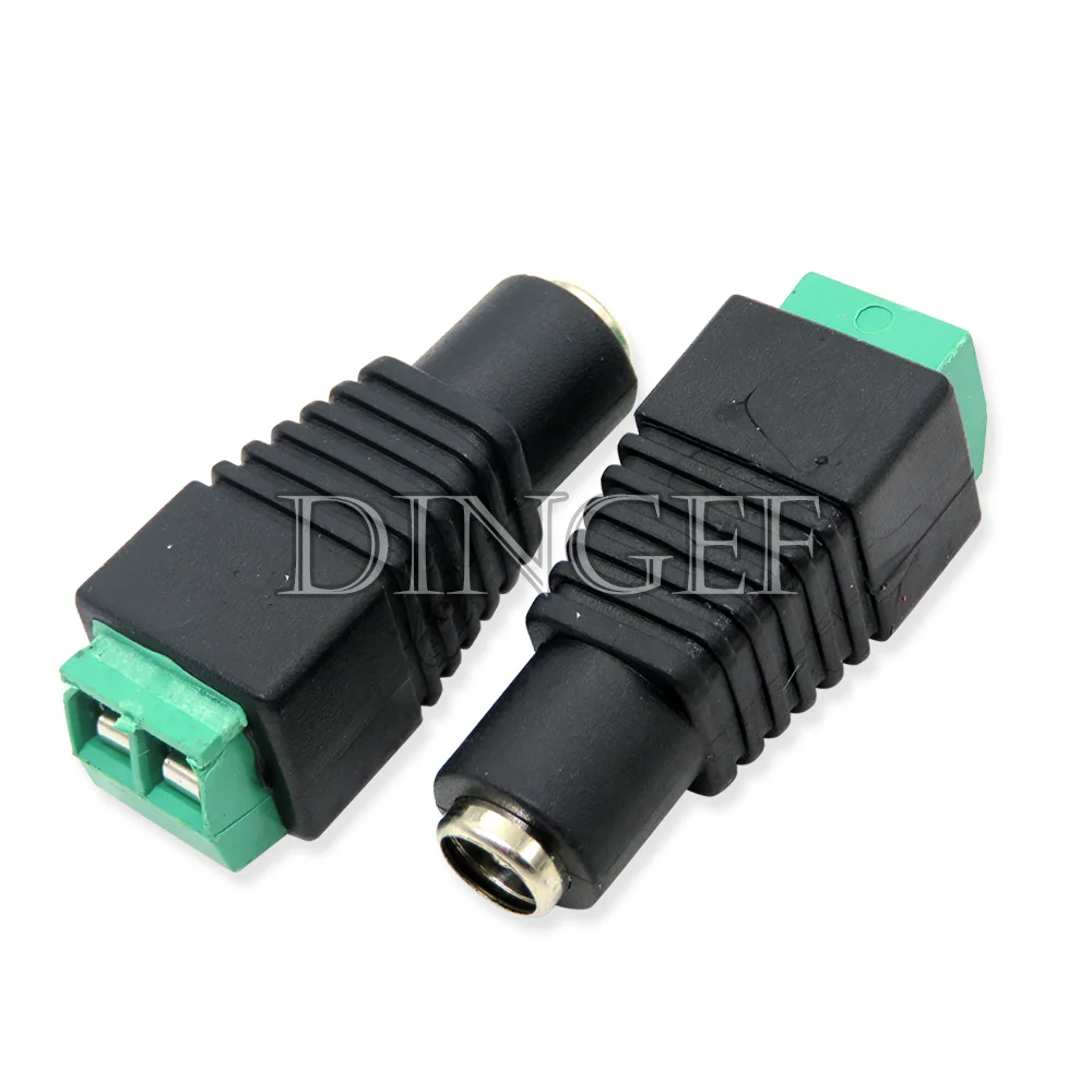 Adattatore Da Spina Alimentazione DC 5,5-2,5mm A Morsetto Ad Innesto Per Telecamere - Foto 4