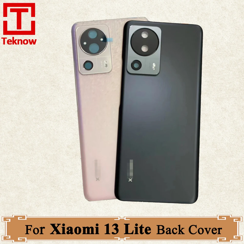 

Original Back Cover For Xiaomi 13 Lite Back Battery Cover Rear Case Housing Door For Xiaomi i M13 Lite 13 Lite 5G Replacement
