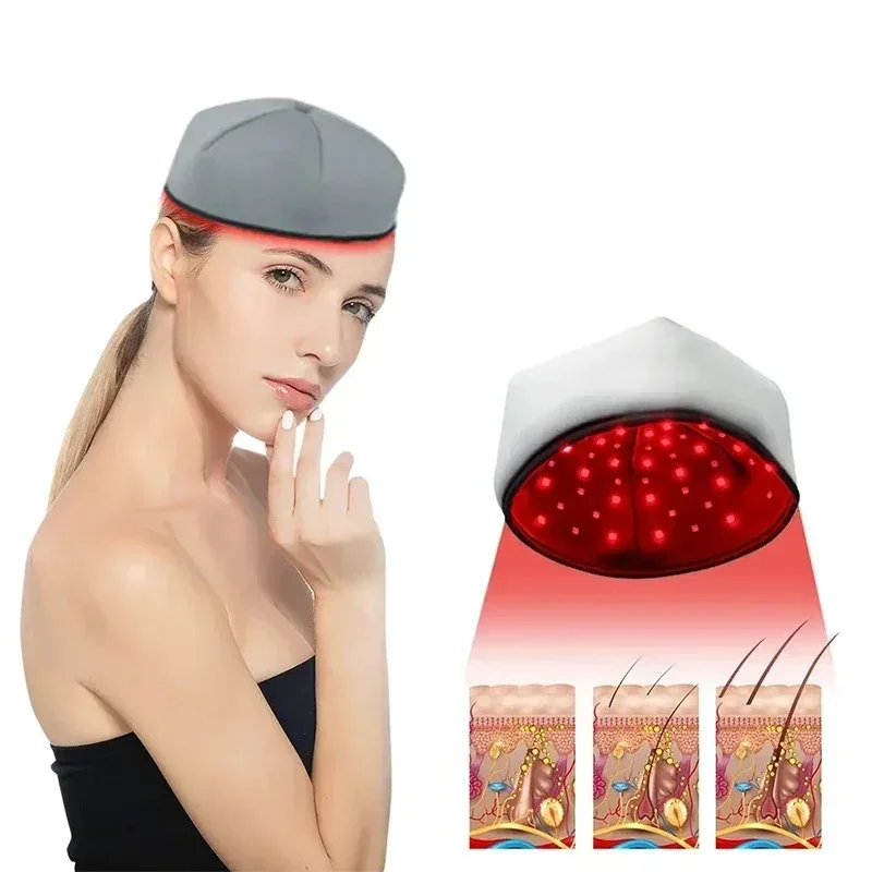 2026 Red Light Therapy Cap for Hair Regrowth Infrared Light Therapy For Thinning Hair Comb LED Hat Prevent Hair Loss Led Helmet